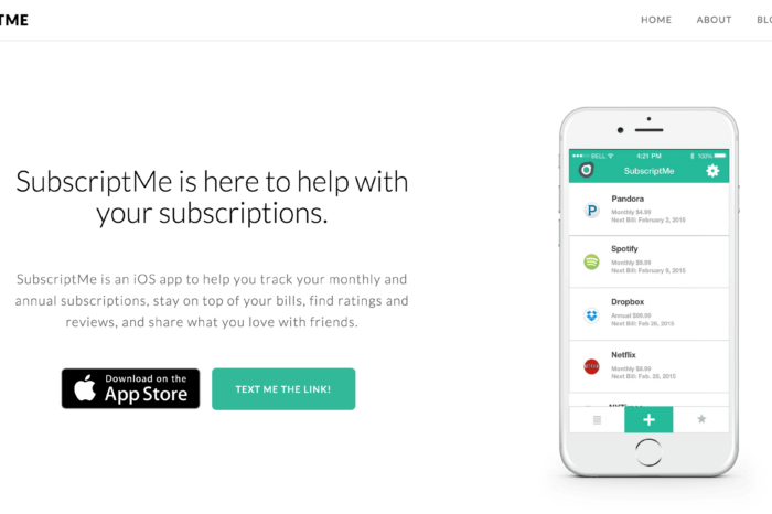 Lightning Pitch: SubscriptMe — One place for all of your subscriptions