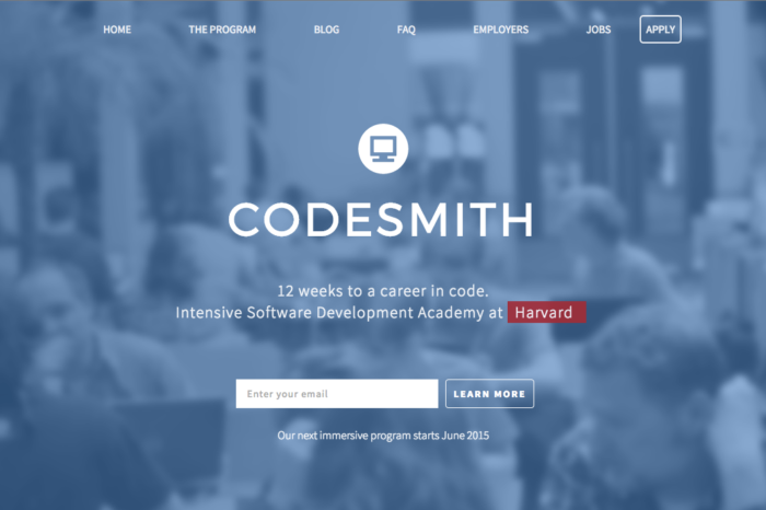 Lightning Pitch: Codesmith – Immersive software engineering academy