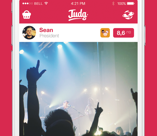Lightning Pitch: Judg – Social network halfway between a game and a social network