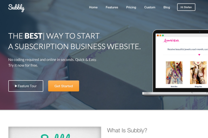 Lightning Pitch: Subbly – Makes it easy to start a subscription business
