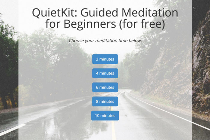 Featured Startup Pitch: QuietKit - Introducing beginners to meditation